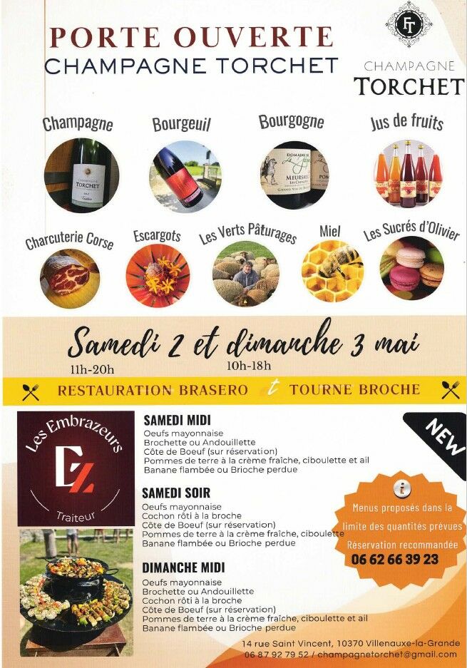2 et 3 mai JPO Villenauxe.jpg ©Champagne Torchet