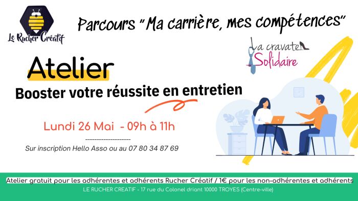 visuel atelier Le Rucher Créatif