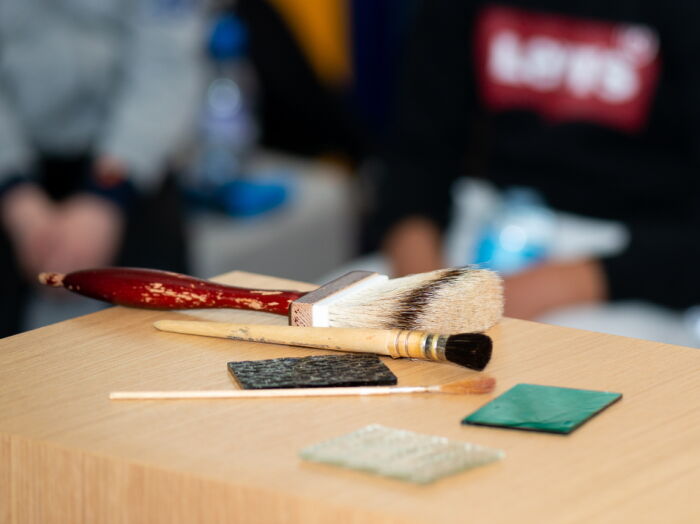 Visuel cherche et trouve dans l'atelier © Archives départementales de l'Aube - Elsa Viollet