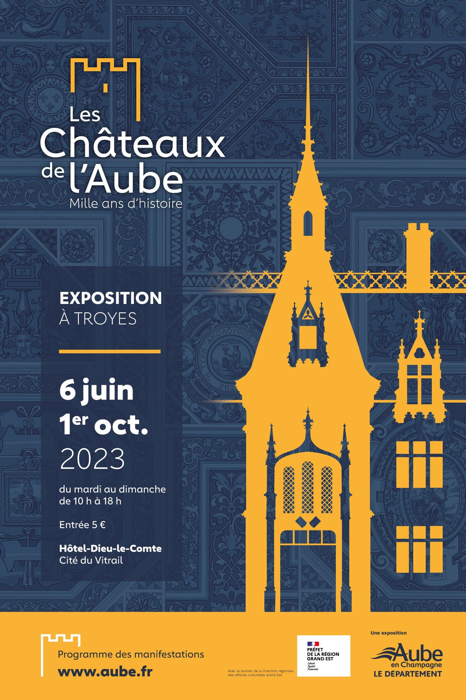Affiche_Expo_Châteaux-de-l'Aube